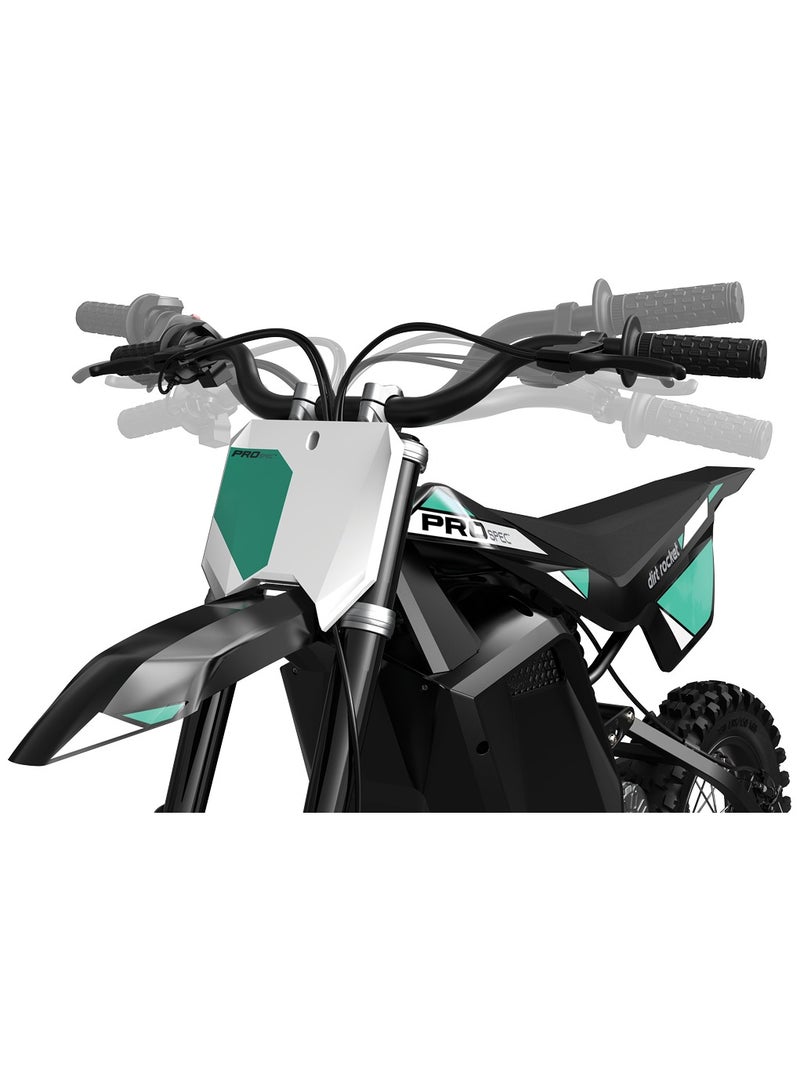 Razor Motorbike Dirt Rocket Pro Spec 45Km/H | Kids Ages 16 Years+ | Motocross Bike | Electric Bike | With up to 120 minutes of Continuous Use | Off-road Bike | Outdoor Adventure Black - Image 3
