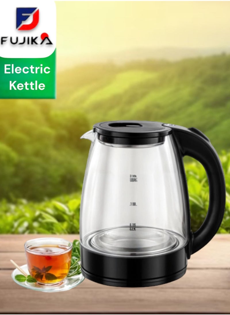 Fujika  Electric Glass Kettle, 1.8 Liter, black FG-01 - pzsku/Z8C07C6FA4A522CCF9598Z/45/_/1733762594/a74098f0-8682-4f49-96d3-b9e48f222dcc