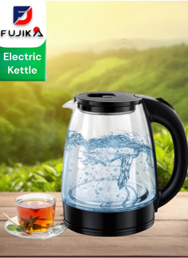 Fujika  Electric Glass Kettle, 1.8 Liter, black FG-01 - pzsku/Z8C07C6FA4A522CCF9598Z/45/_/1733762595/d6c4cd39-40c7-4445-bb3b-30b4963308c0