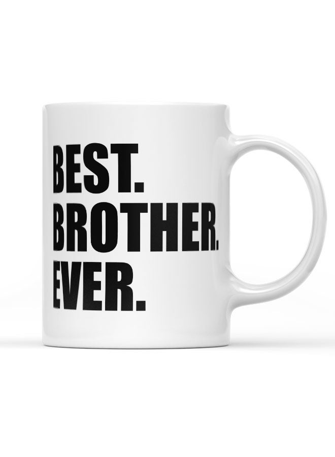 LIT كوب قهوة أفضل أخ على الإطلاق اقتباس كوب أبيض هدية أفضل أخ أفكار هدايا عائلية - Image 1