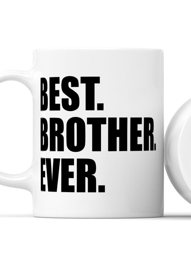 LIT كوب قهوة أفضل أخ على الإطلاق اقتباس كوب أبيض هدية أفضل أخ أفكار هدايا عائلية - Image 2