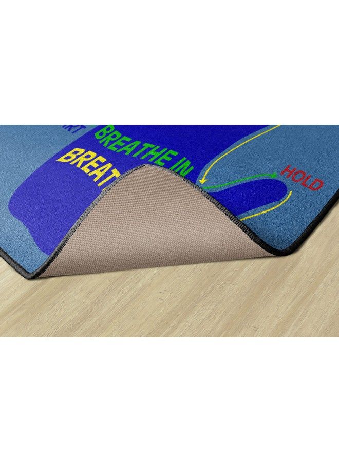 Flagship Carpets Get A Grip Childrens Time Out Children'S Classroom Or Playroom Carpet Kids Room Or Home Door Mat Small Area Rug 30" X 30" Rectangle Blue - Image 3