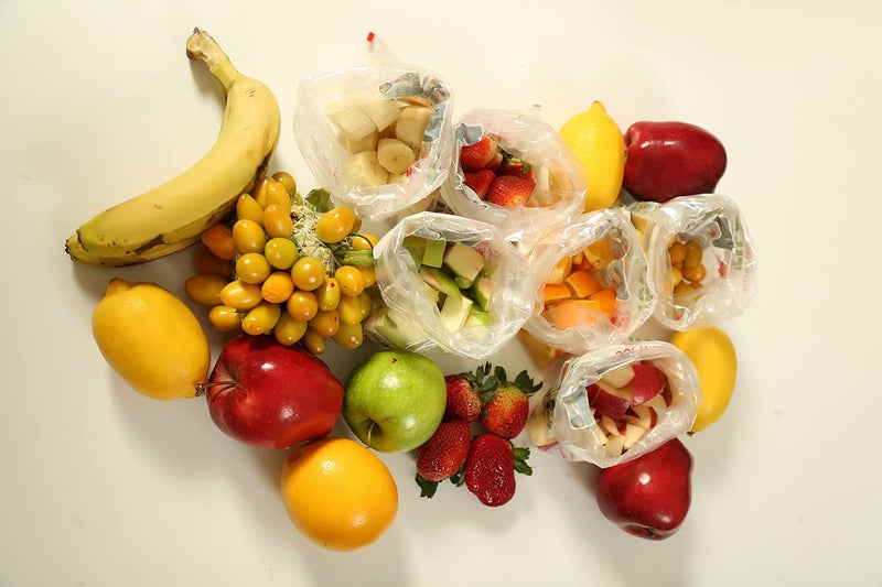 ZIPOUCH Premium Press-N-Loc Reusable Ziplock Bags for Food Storage & Travel | Small Medium & Large Size Airtight Zip Lock Bags for Fridge & Kitchen | Multipurpose Ziplock Covers | Pack of 3 (10 Each) - Image 2