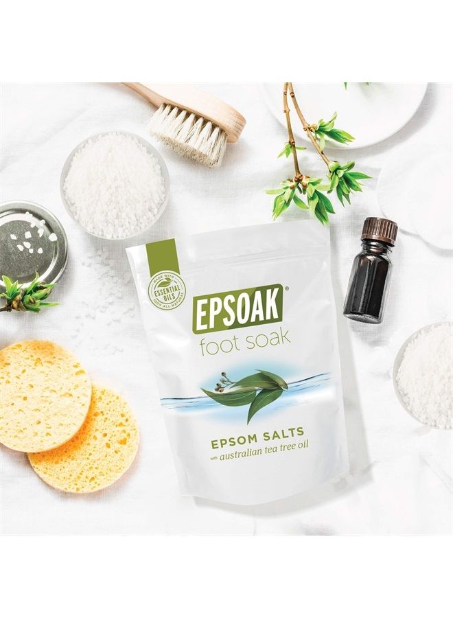 Epsoak Tea Tree Oil Foot Soak with Epsoak Epsom Salt - 2 Pound Value Bag - Made in The USA - Image 5
