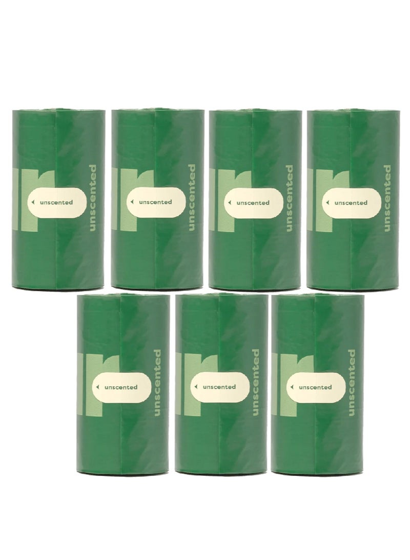 إيرث ريتد 7 لفات من أكياس النفايات غير المعطرة للكلاب - Image 1