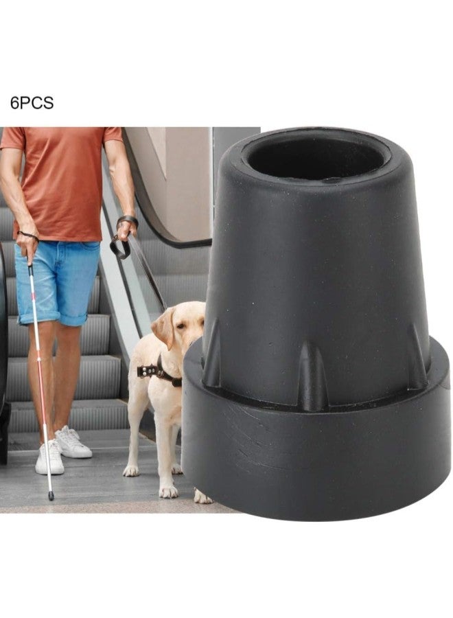 klarako 6pcs Walking Cane Tips, Auxiliary Handle Walking Stick Bottom Pads Anti‑Slip Walking Canes End Cover Tip Accessory Fancy Dress Novelty Accessories Antique Style Walking Stick  - Image 4