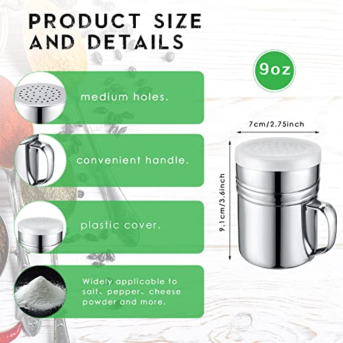 Saffica 4 Pieces 12 oz Aluminium Popcorn Scoop Stainless Steel Metal French Fry Scoop Salt Shaker Dredge Round Bottom Utility Scoop with Finger Groove Handle for Snacks Desserts Ice Corn Small Popcorn Machine - Image 4