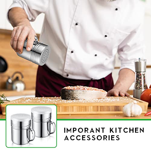 Saffica 4 Pieces 12 oz Aluminium Popcorn Scoop Stainless Steel Metal French Fry Scoop Salt Shaker Dredge Round Bottom Utility Scoop with Finger Groove Handle for Snacks Desserts Ice Corn Small Popcorn Machine - Image 5