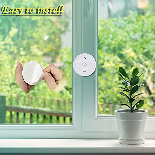 EverNary WiFi Window Alarm System, 2 Pack Glass Break Detection with Phone APP, 120dB Smart Alarms with Adjustable Vibration Sensor for Car,Home Security (2PCS) - Image 5