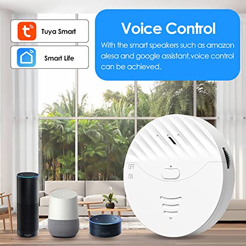 EverNary WiFi Window Alarm System, 2 Pack Glass Break Detection with Phone APP, 120dB Smart Alarms with Adjustable Vibration Sensor for Car,Home Security (2PCS) - Image 2