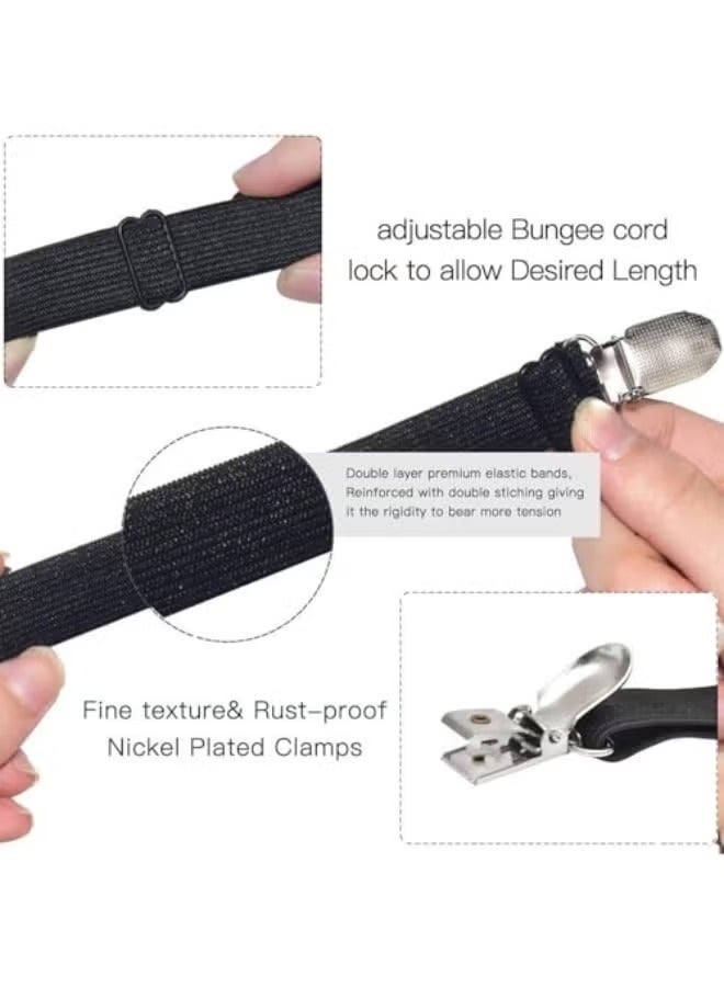 Arabest Ironing Board Cover,110cm×34cm with 5mm Thickened Foam 100% Cotton Material 4 Elastic Fasteners,Scorch & Stain-Resistant iron table cover Heat-resistant, non-slip foldable design - Image 3