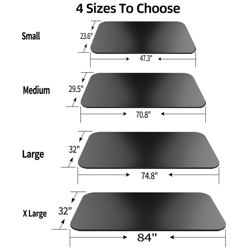 TONINT Exercise Equipment Mat Treadmill Mat Bike Trainer Mat Mat For Exercising Excersize Mat Elliptical Mat Exercise Bike Mat Stationary Bike Mat Weights Mat Floor Mats For Home Gym Work Out Mat Yoga Mat - Image 2