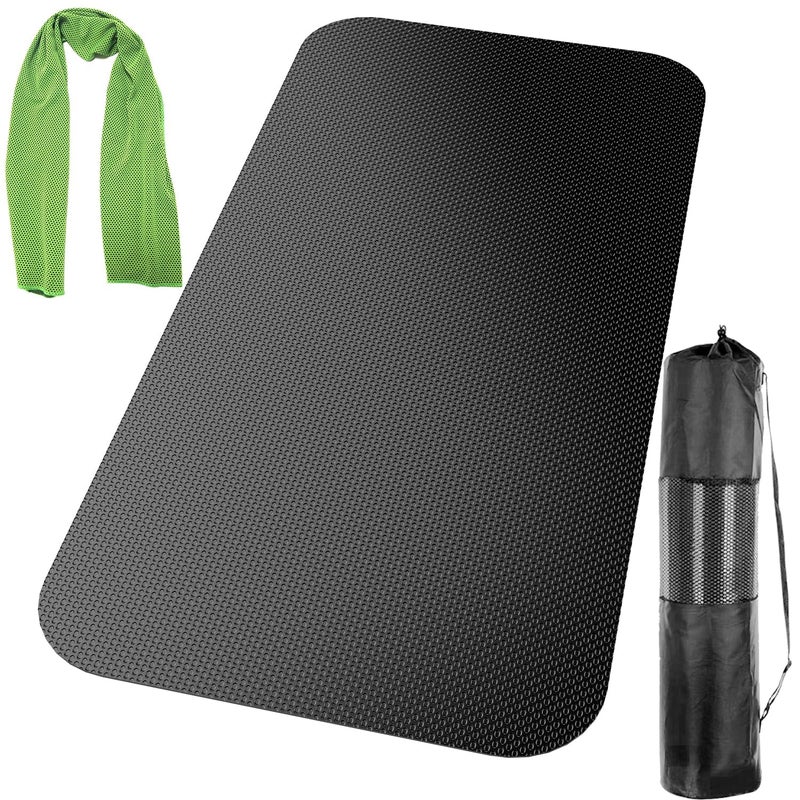 TONINT Exercise Equipment Mat Treadmill Mat Bike Trainer Mat Mat For Exercising Excersize Mat Elliptical Mat Exercise Bike Mat Stationary Bike Mat Weights Mat Floor Mats For Home Gym Work Out Mat Yoga Mat - Image 1