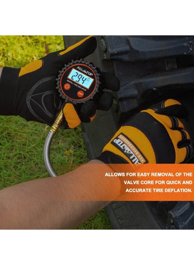 ALL-TOP 4x4 Digital Tire Deflator kit, Professional Tire Pressure Gauge, Air Down Master, Rapid Tire Deflator (250 PSI) - Image 4