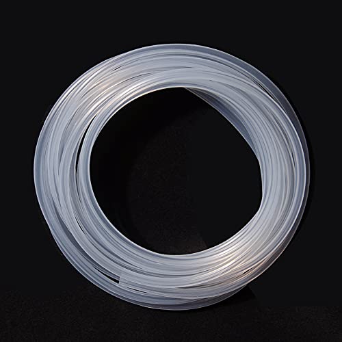 Feelers 1/4" ID x 3/8" OD Silicone Tubing Food Grade Pure Silicon Tube High Temp Home Brewing Winemaking Silicone Hose Tubing, 26.25ft Length - Image 1