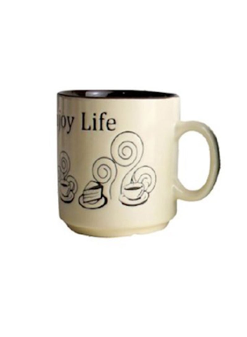 Royalford Stoneware Coffee Mug Assorted Colour and Design - Image 1