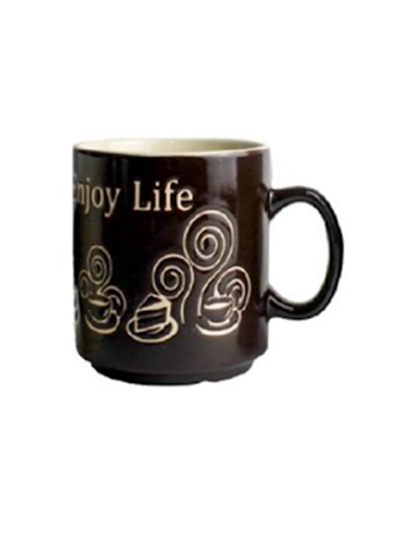 Royalford Stoneware Coffee Mug Assorted Colour and Design - Image 2