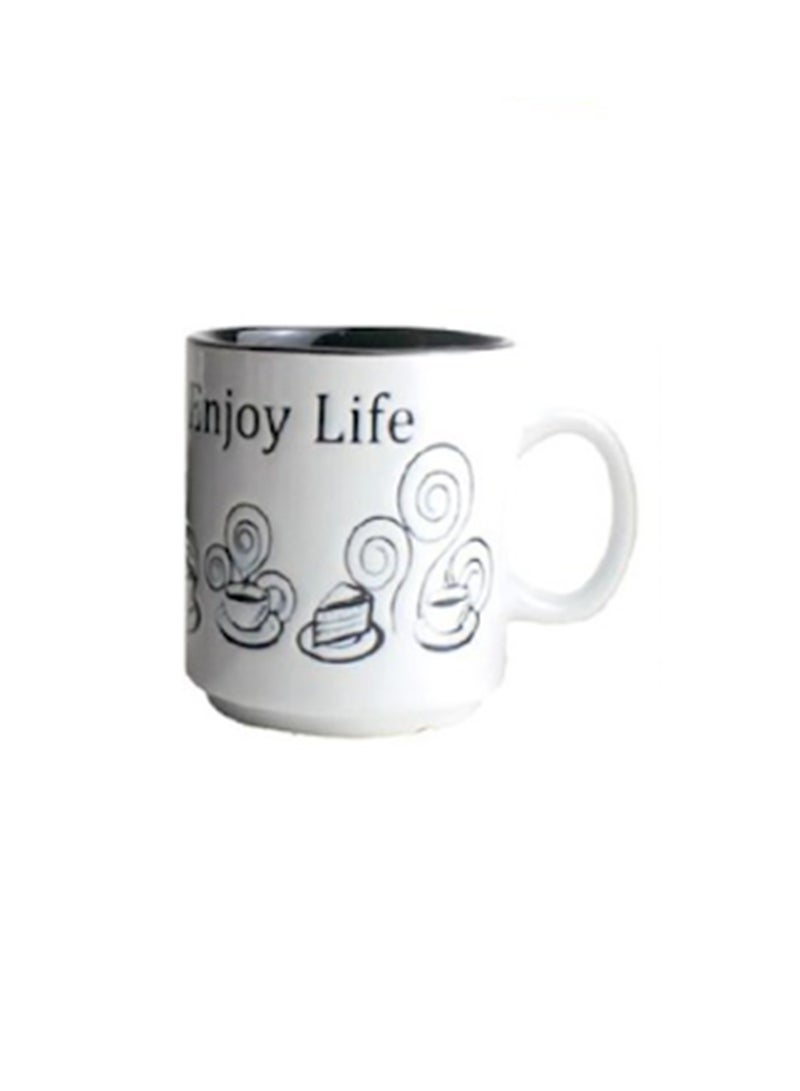 Royalford Stoneware Coffee Mug Assorted Colour and Design - Image 3