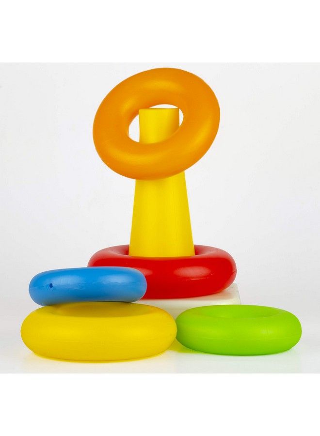 FAIR Toy Fun Baby Gift Set 3 In 1 Set. Stacking Rings Damru Rattle And Stacking Cups For Kids Learing And Stacking Toys Set For Toddlers - Image 3