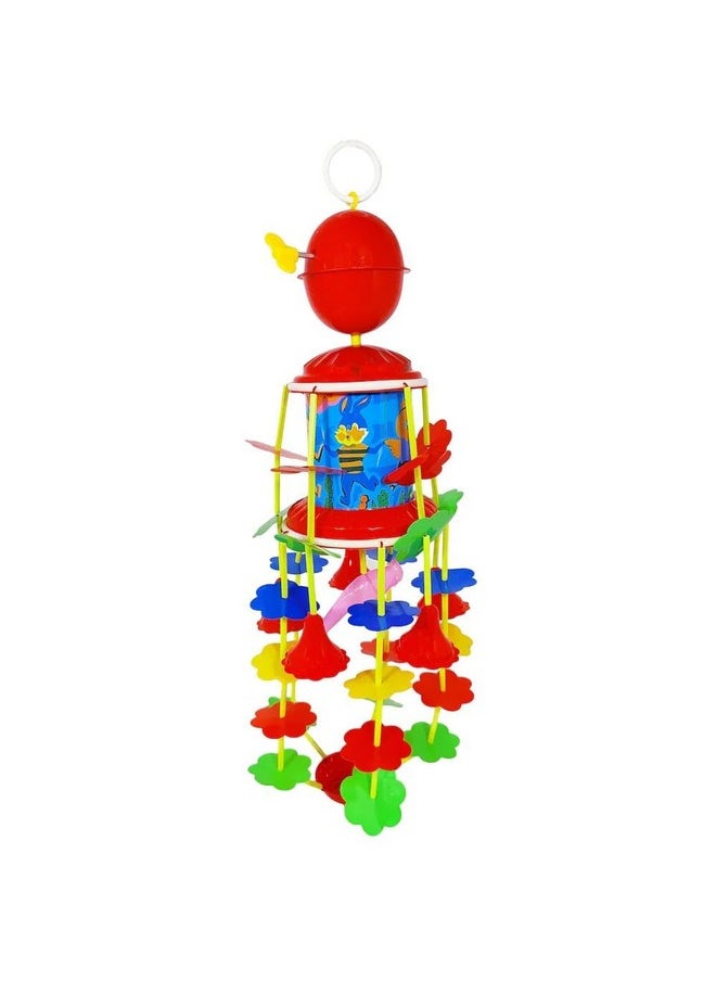 Petrichor - PETRICHOR Toys for Newborn Babies, Windup Toy| Hanging Musical Toy for Cradle, Merry Go Round Toy with Key Sound, Hanging Toys for Babies 0-6 Months, Key Operated Toy Size - Image 1