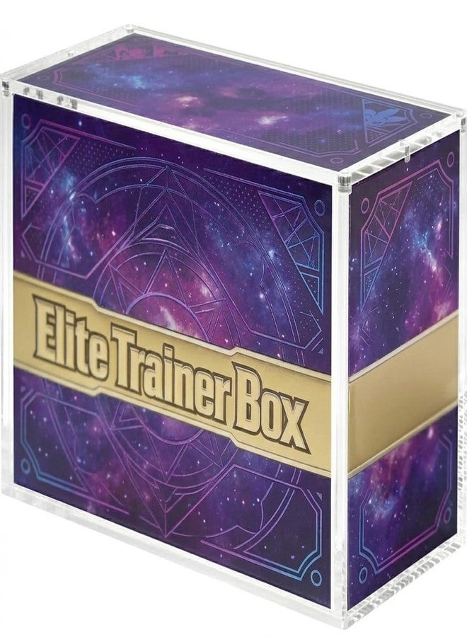 LIUDA Elite Trainer Box Protector Case Acrylic Stackable Display Case - 0.31 in + 0.21 in Thick Acrylic with Magnets - ETB Case Protection - Compatible with Elite Trainer Boxes - Image 2
