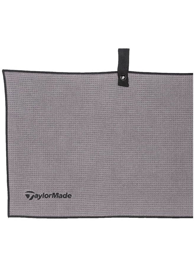 TaylorMade Golf MICROFIBER CART TOWEL (GRAY), 15" X 24" - Image 2