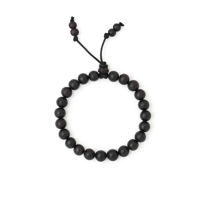 RDK Tibetan Style Ebony Wood Bracelet – 8mm Natural Blackwood Beads (Kala Sheesham/Karungali) | Unisex Spiritual Wristband for Meditation, Healing, Protection & Mindfulness - Image 3