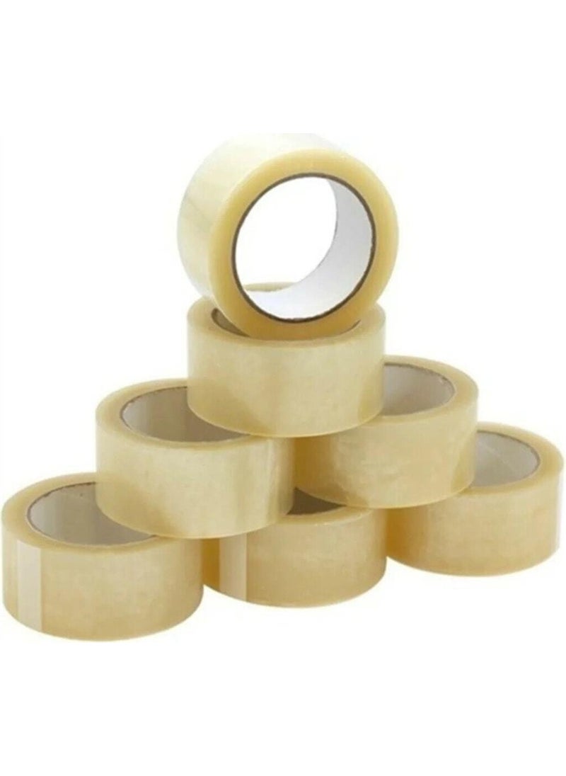 Lenui 6 Pieces 100 Meters Acrylic Duct Tape 45MMX100 M Unbreakable Duct Tape Strong Duct Tape  - Image 1