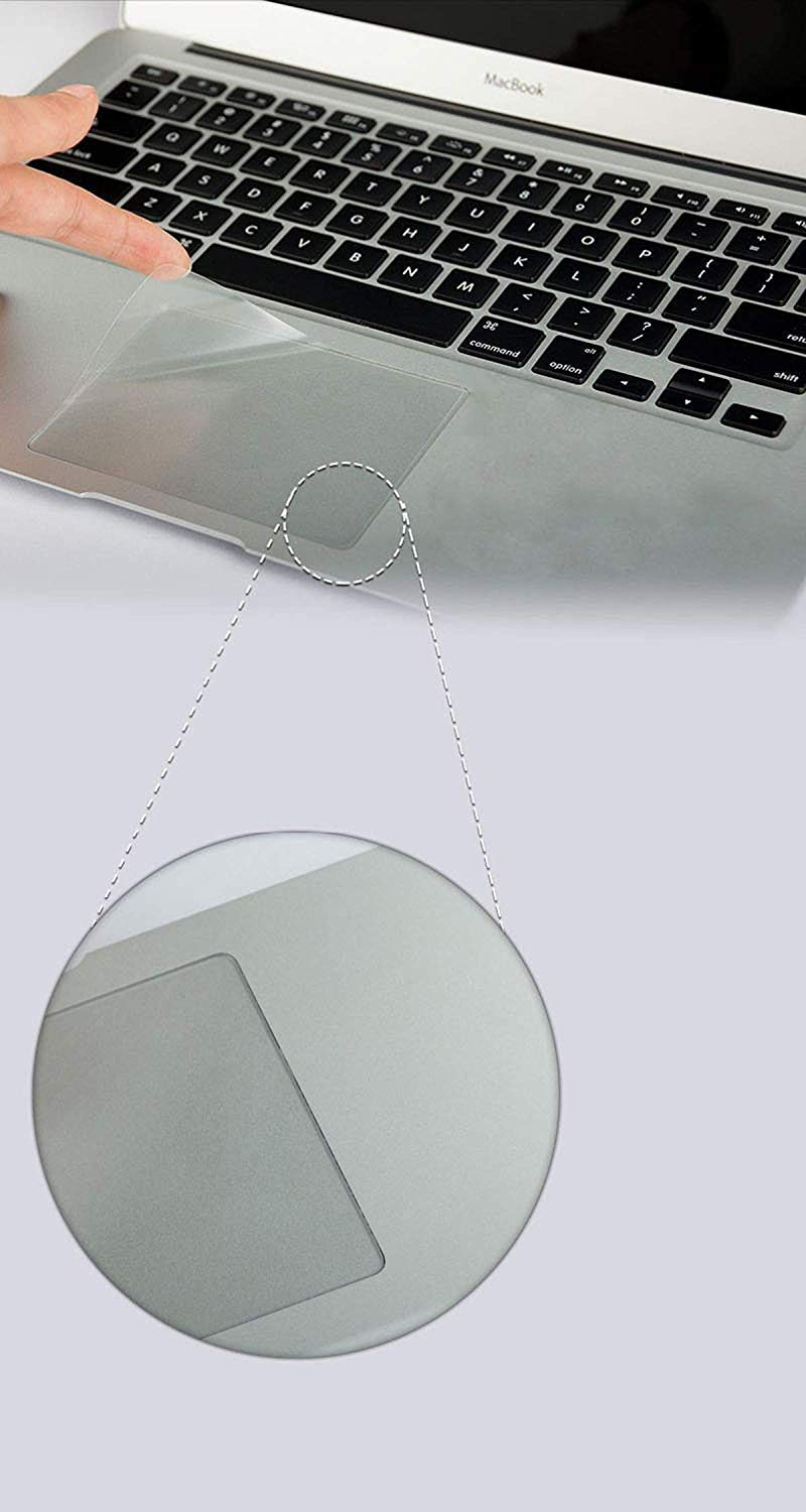 Saco Matte Finish Laptop Touchpad Protector Compatible for All Laptops (Clear, 158 x 98 mm) - Transparent - Image 5