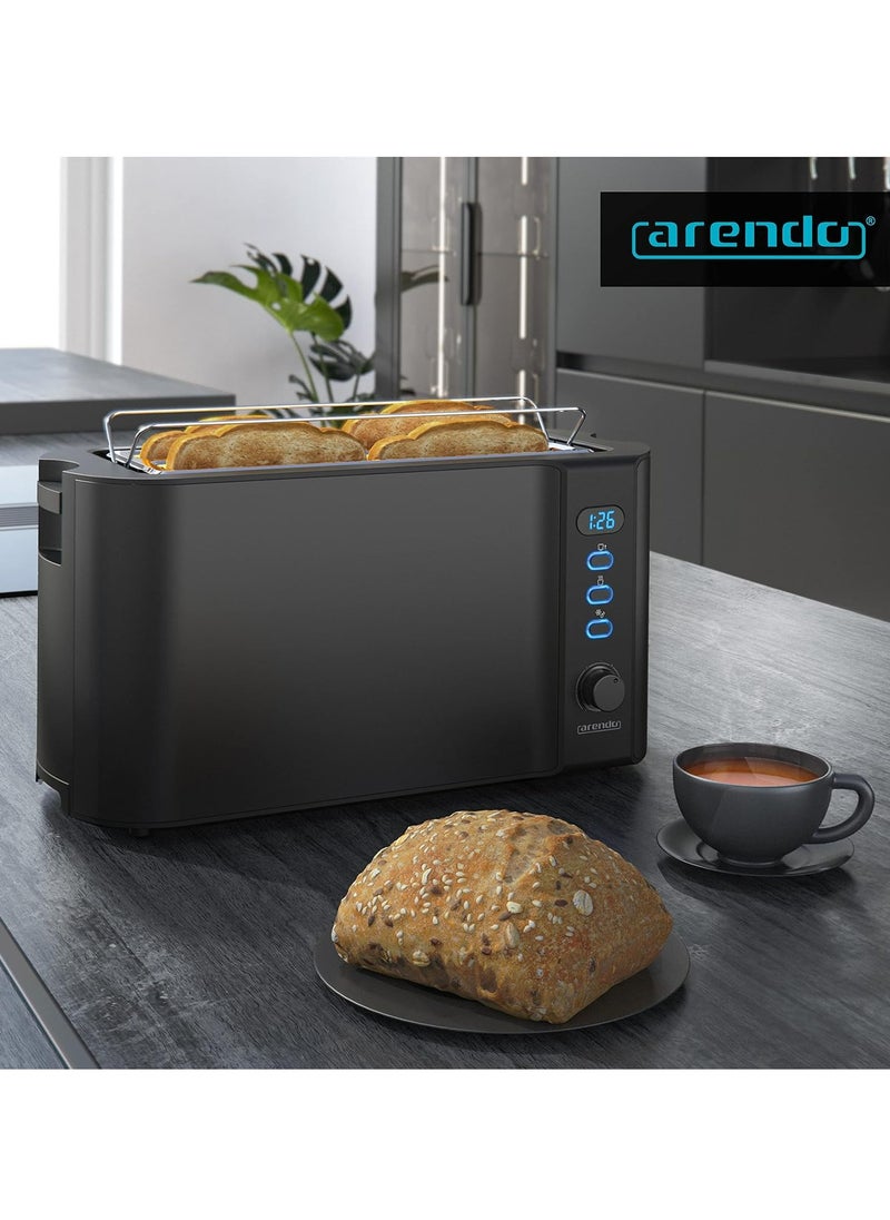 اريندو - محمصة Arendo Frukost بسعة 4 شرائح - 6 إعدادات تحمير ورف تسخين - Image 1