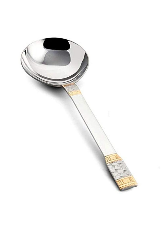 FNS FnS Celebration Stainless Steel 24 Karat Gold Plated Gravy Ladle (1 Gravy Ladle)  - Image 1