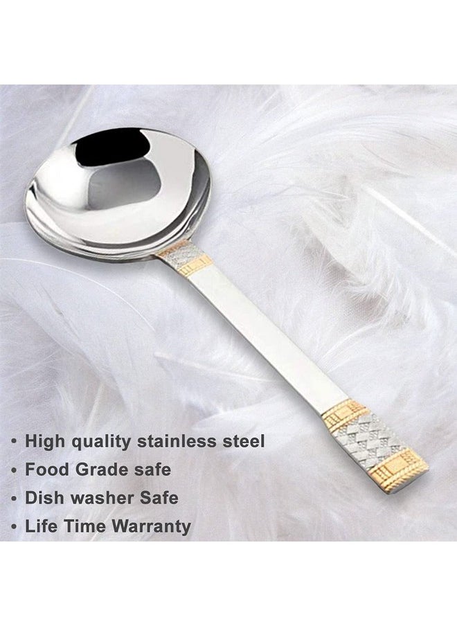 FNS FnS Celebration Stainless Steel 24 Karat Gold Plated Gravy Ladle (1 Gravy Ladle)  - Image 2