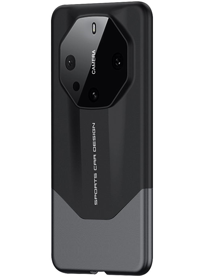CATANES Huawei Mate 60 RS Ultimate Case 2 in 1 Armor Anti-knock Lens Protection Matte Hard PC Cover Protective Case Black - Image 1
