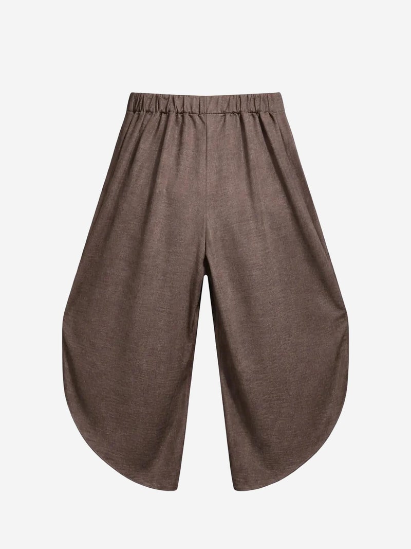 MIXRAY High Waist Pleated Wide Leg Trousers - Image 3