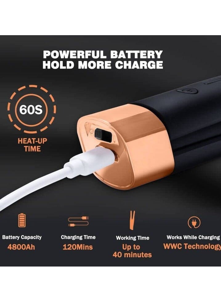 الناقل التسلسلي العام اثنين في واحد مستقيم الشعر و الشعر المجعد مع 4800mah البطارية - Image 3