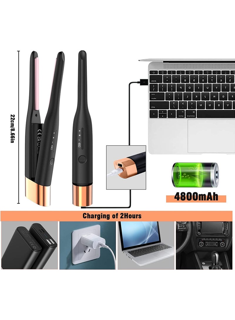 الناقل التسلسلي العام اثنين في واحد مستقيم الشعر و الشعر المجعد مع 4800mah البطارية - Image 5