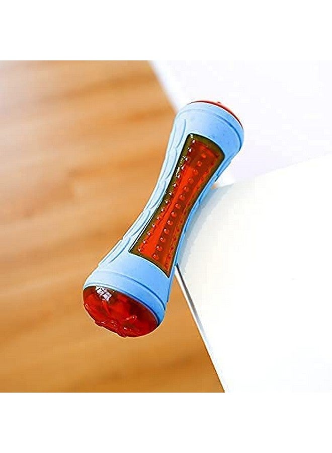 لعبة مضغ الكلاب العائمة المستوردة التي تصدر صوت صرير - فرشاة أسنان لتنظيف الأسنان ومقاومة لعض الأضراس، لعبة تسنين قوية للكلاب والقطط (عبوة من 4 قطع) - Image 4