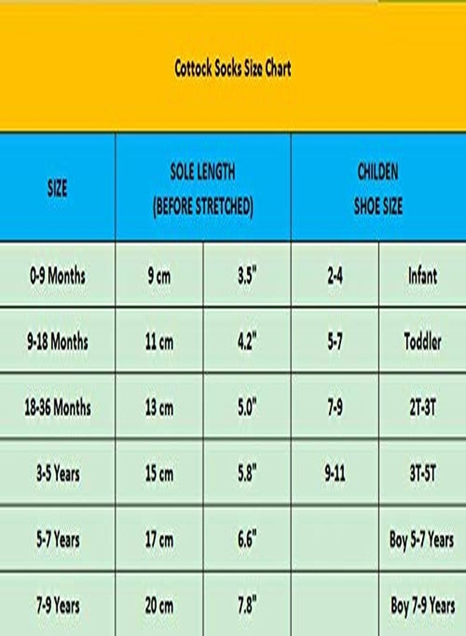 Cottock 12 Pairs Toddler Boy Grips Socks, Baby Socks Boy Infant Cotton Crew Socks Anti Slip for Kids (7-9 Years, 12 Pairs Plane & Car) - Image 3