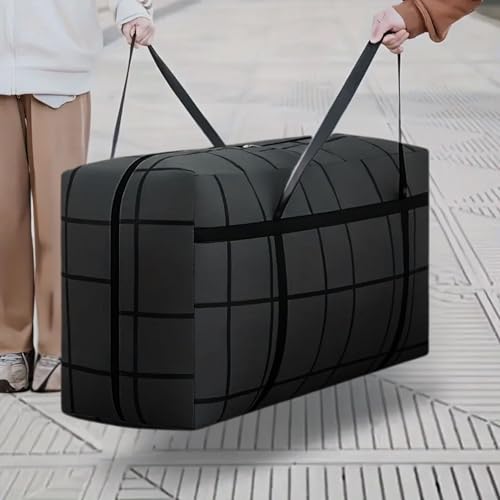 Gowloz 180L Extra Large Storage Bag with Zipper & Handles – Foldable Clothes Organizer for Blanket, Quilt, Pillow, Saree, Toys & Travel – Non-Woven Fabric Underbed Storage Box (100 x 36 x 50 cm) - Image 2