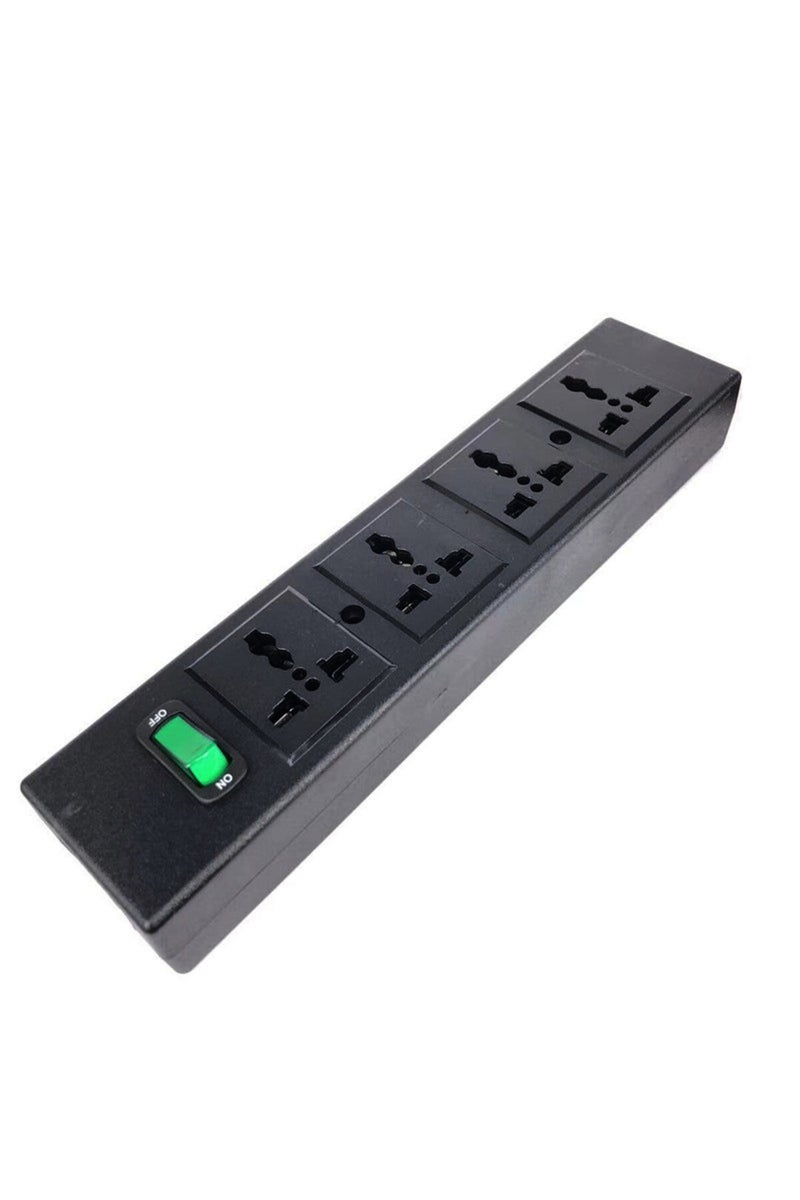 Green light Universal 4-bit Socket C14 AC Connector With Switch US AU UK Italy South Africa India PD