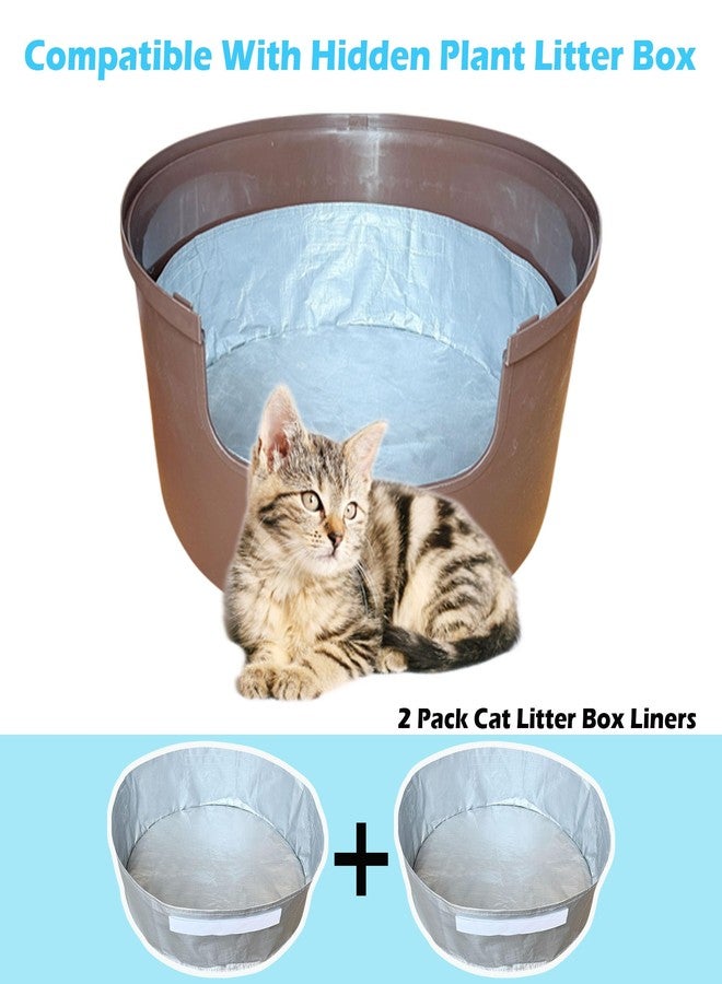 AFJWUZ 2 Pack Reusable Liners Compatible with Hidden Plant Litter Box, Waterproof and Scratch-Resistant Cat Box Liners (2 Pack) - Image 2