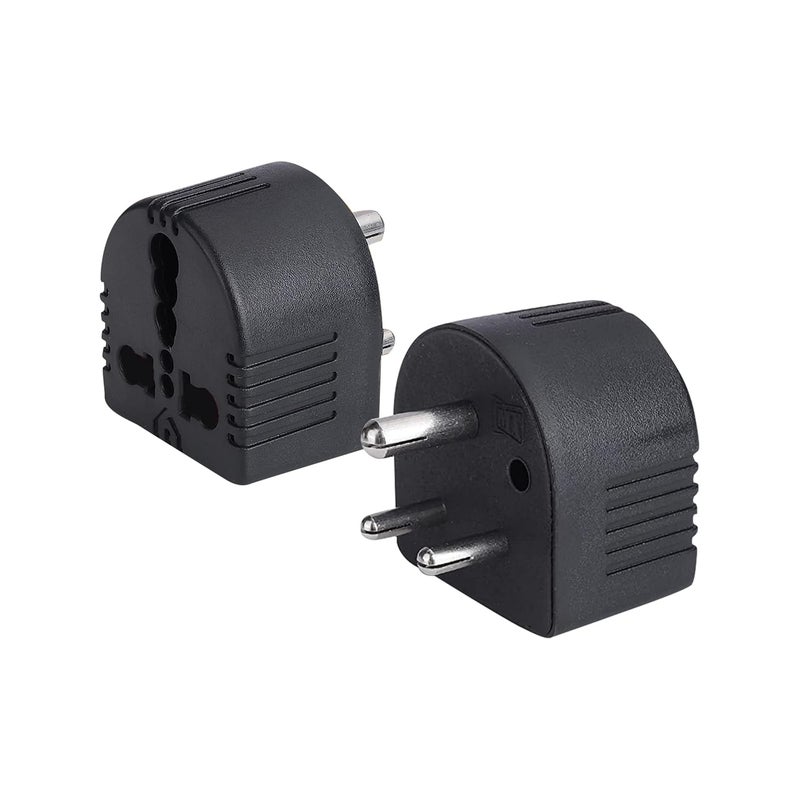 MX 3 Pin Universal Conversion Plug Converts Power 5 AMP to 15 AMP Plug Flame Retardant Body Material Travel Adaptor Multi- Purpose Use Socket Connector - Image 1