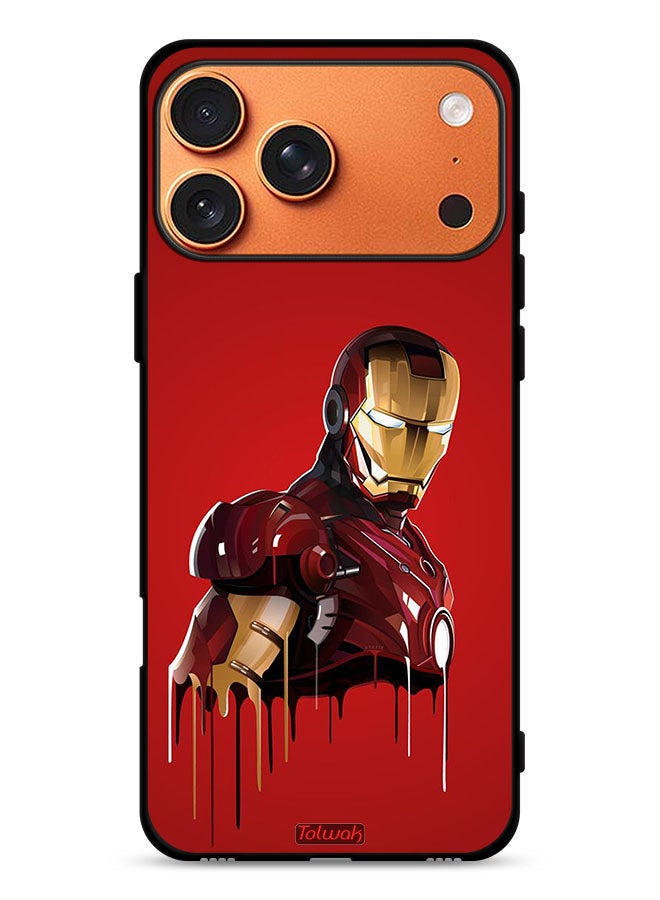Tolwak Apple iPhone 17 Pro Max Protective Case Cover Iron Man Art - Image 1