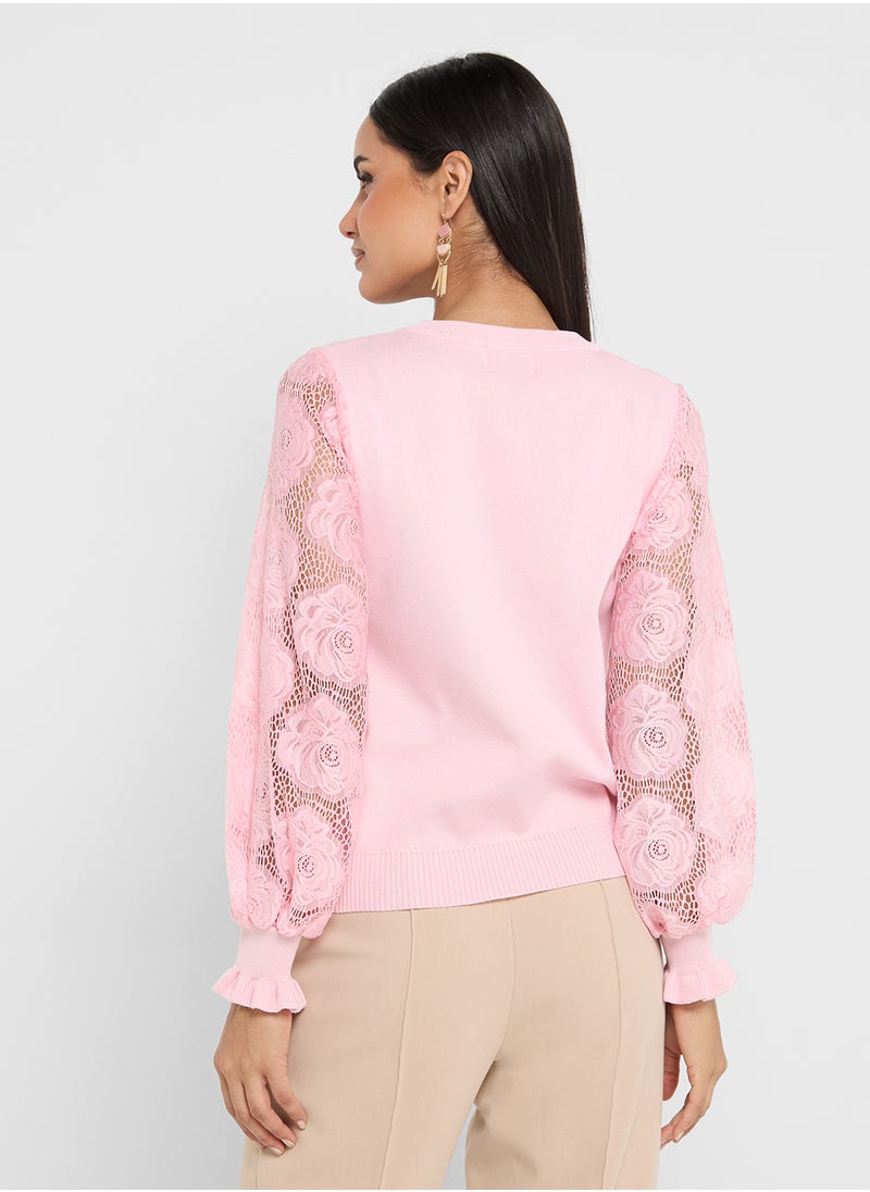 ELLA Puff Sleeved Jumper  - Image 2