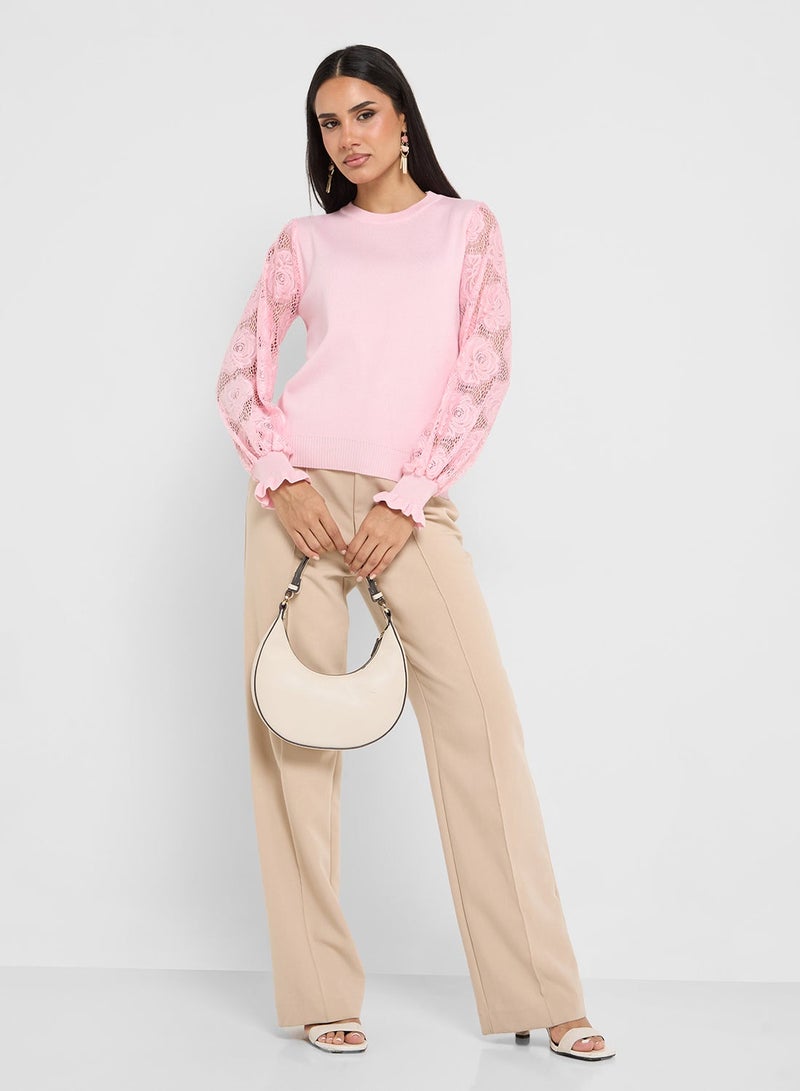 ELLA Puff Sleeved Jumper - Image 4