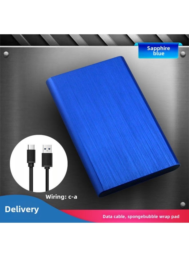 Shuole 2.5 "SATA Hard Disk 3.1 High Speed Box Mechanical Solid State SSDTYPE-C External Mobile Hard Disk Box-Color:ShUoLE-U25E3.1-BP(A-C) BlUE  - Image 1