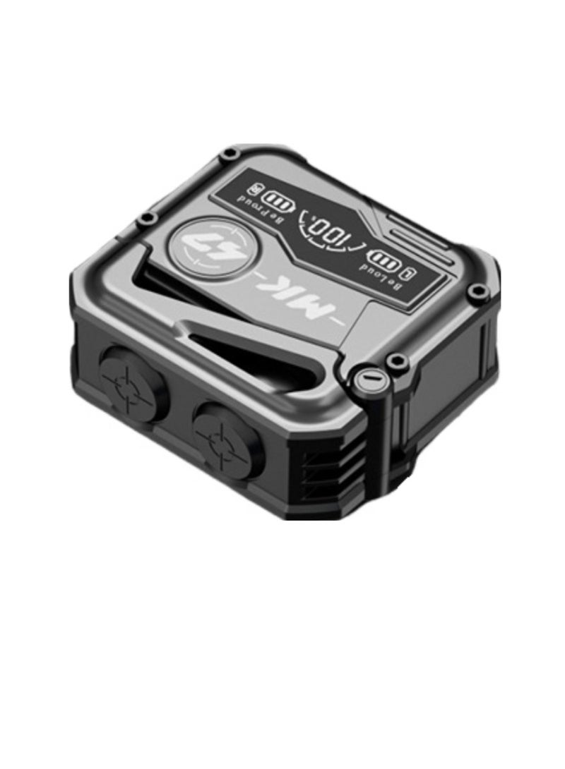 True Wireless Headphones V5.3 Bluetooth In-Ear Headphones, Large-Capacity Battery Compartment, Long-Lasting Battery Life, Sci-Fi Mechanical Style, Gaming, Music Headphones  - Image 2