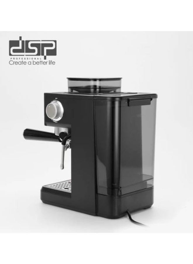 دي اس بي ماكينة اسبريسو مع مطحنة وأنبوب بخار موديل KA3123 من دي اس بي - Image 5