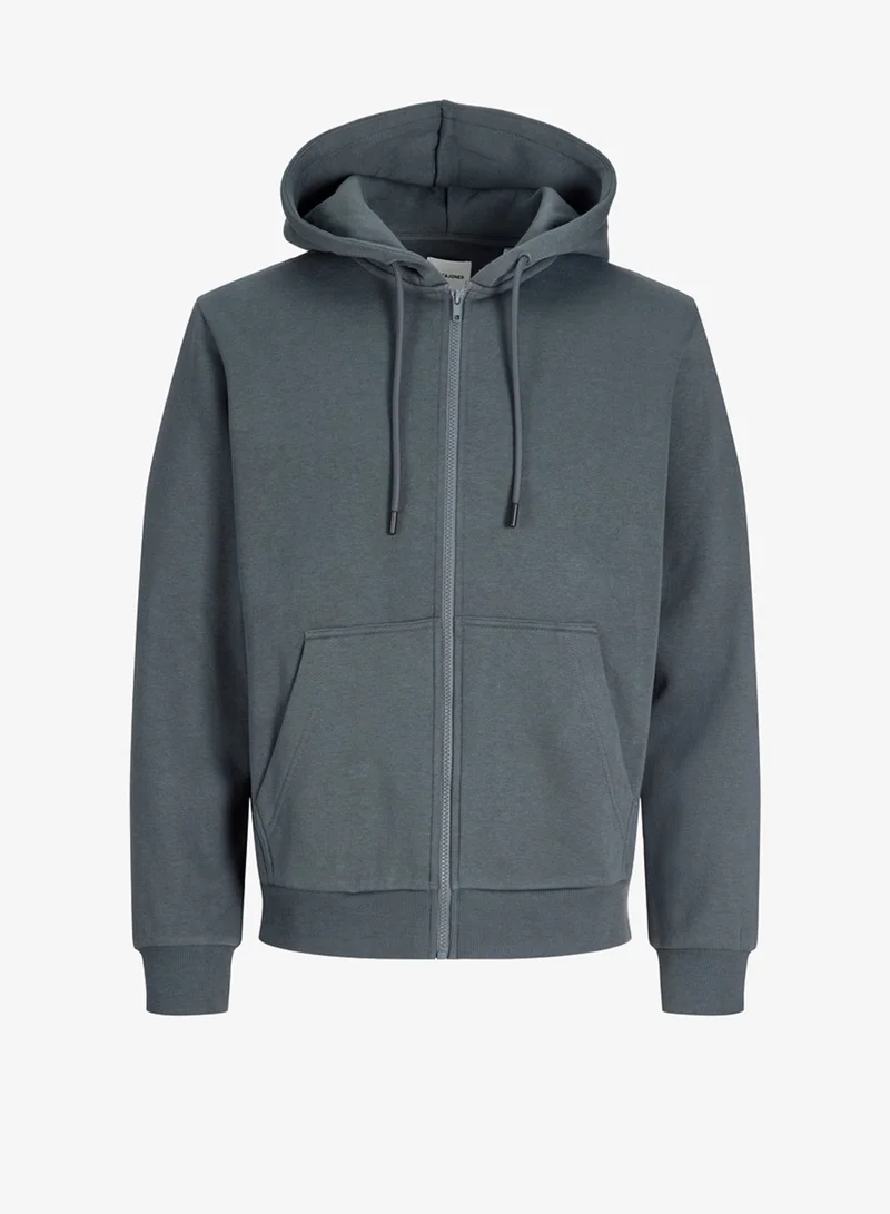 JACK & JONES  Casual Logo Zip Hoodie for Men | Best Price UAE