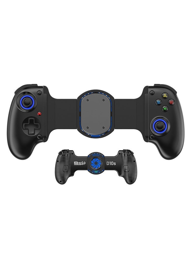 Extendable Cooling Gaming Controller Delta for PS4, Android, iOS, Tablets, Switch, Xbox Streaming Controller (Black) - Image 1